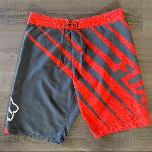 Fox Racing H20 board shorts swim trunks mens 34
